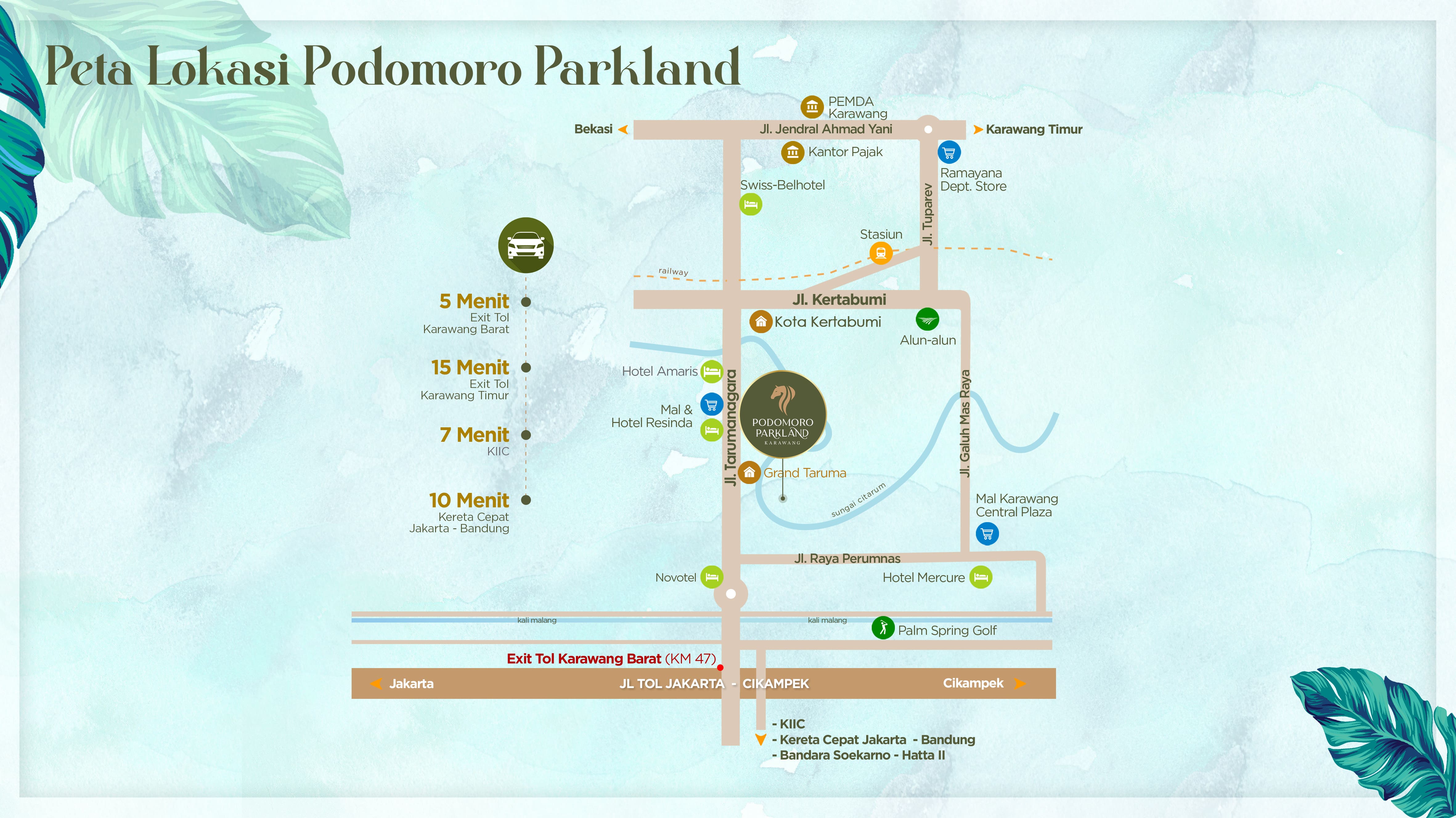 Siteplan Emory — Parkland Podomoro Karawang